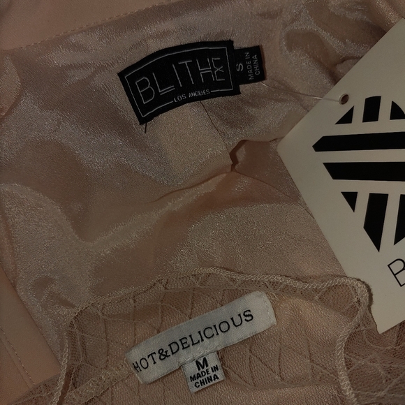 Nude Pearl 3 piece suit Sheer pant Size Small - Picture 3 of 7